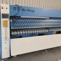 出售2021年上海澜美五辊3.3米烫平＋折叠＋送布