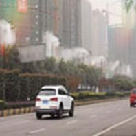 路灯杆喷雾路灯扬尘喷雾路灯杆喷雾降尘设备施工方案