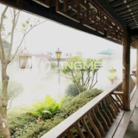 四川成都芳心草集团园艺展示区人造雾系统