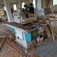 出售二手木工机械/单片锯四面刨砂光机底漆砂光机覆膜机往复锯