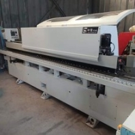 出售九成新的广东中亚全自动封边机双修带预铣双修带跟踪