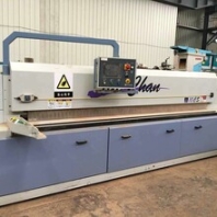 电子开料锯、封边机、排钻全自动板式家具生产线一套设备转让