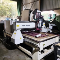 9成新1325cnc木工雕刻机单头数控开料机环氧电木板pvc地暖模块