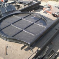 四川自贡贡井铸铁闸门侧摇式手电螺杆启闭机