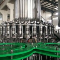 转让二手玻璃瓶汽水旋盖三合一灌装机