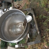 转让食品设备二手电加热夹层锅搅拌式夹层锅低价出售