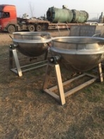 转让食品设备二手电加热夹层锅搅拌式夹层锅