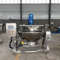 龙煤100L夹层锅可倾式高压蒸煮锅设备美观安装容易