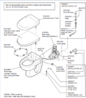 船用配件EVAC小便池排污阀6542810