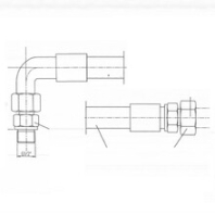马达排泄油管橡胶软管​DrawingNo.772-9402