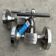 高压铭桥法兰针型阀J48W-160P可调式流量阀