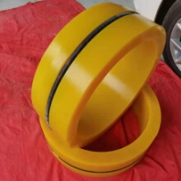 天津钢材加工配送中心508变610开卷机聚氨酯增径胶套