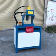 楼梯护栏坡口机冲月牙口不锈钢型材45度对家切割液压坡口机