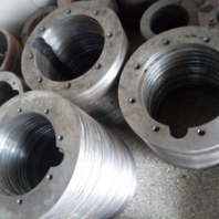 生产旋振筛振动电机支撑板法兰