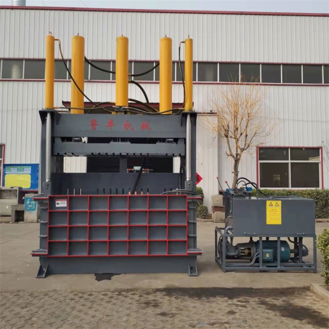 立式矿泉水瓶打包机液压废纸打包机