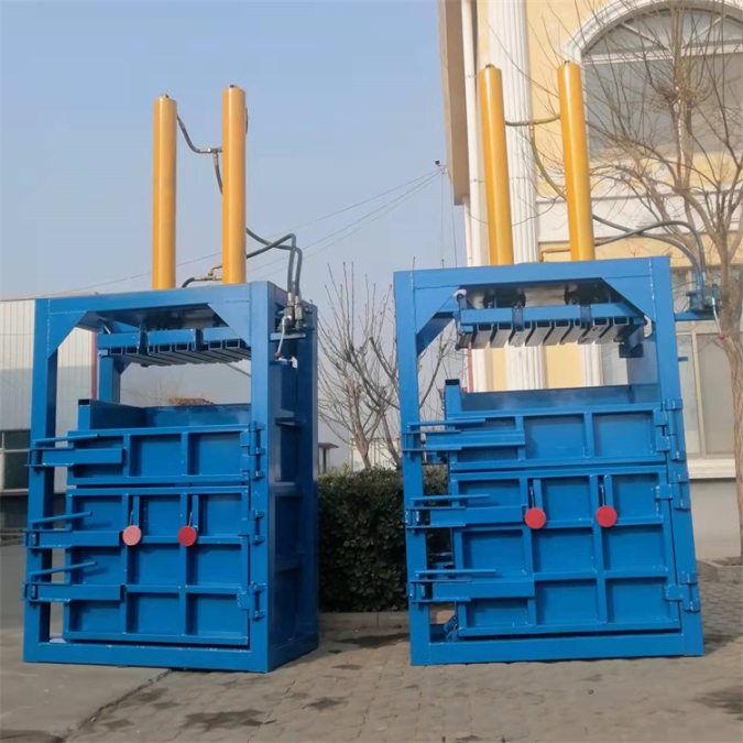 安徽立式液压打包机金属压块机秸秆稻草捆包机