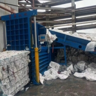 贵州卧式废铁皮压块机纸箱废旧物料打包机