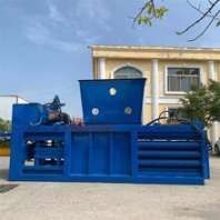 潍坊大型卧式液压打包机压缩废纸箱纸板废纸管纸壳