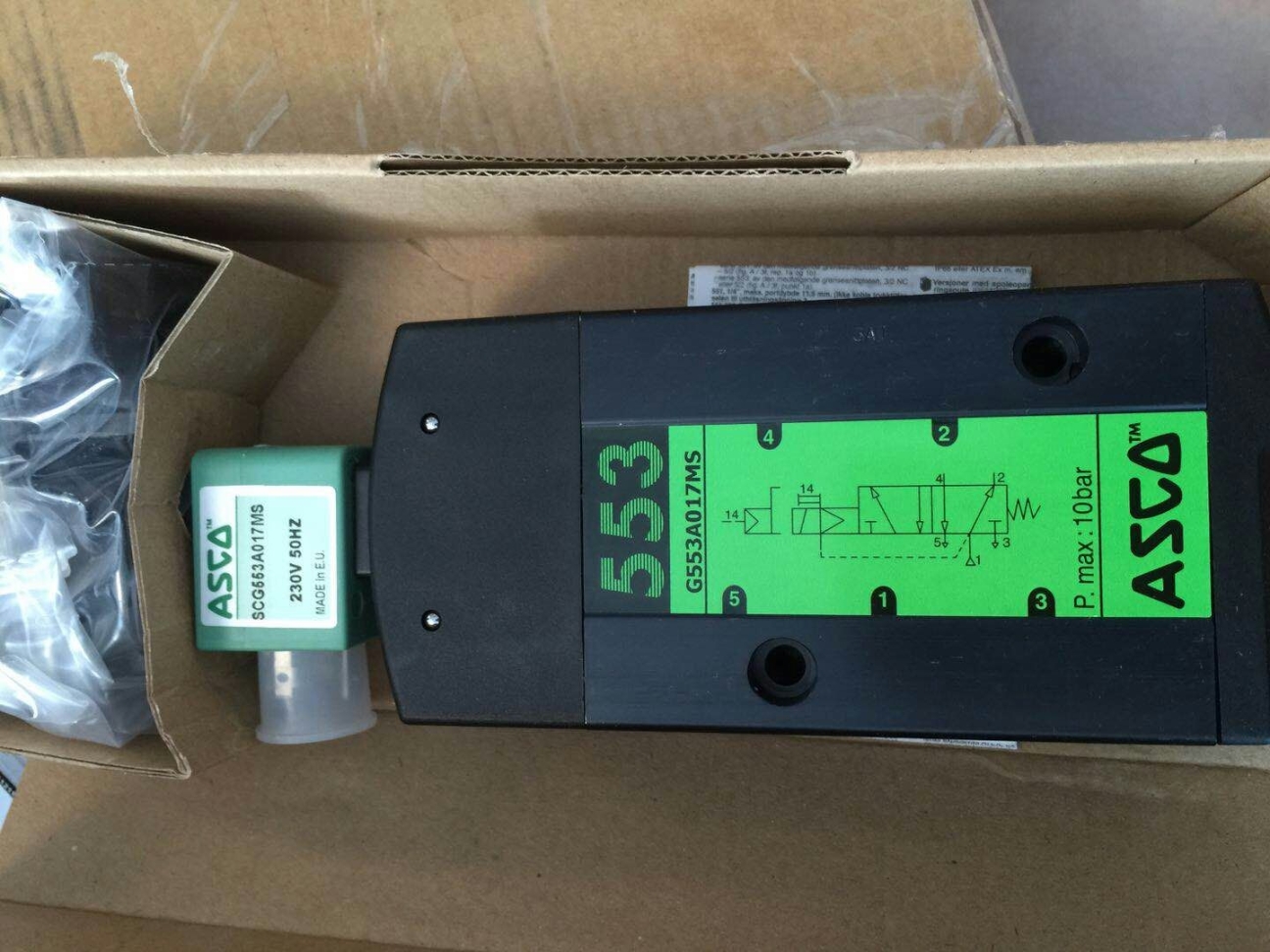 美国asco阿斯卡电磁阀G553系列