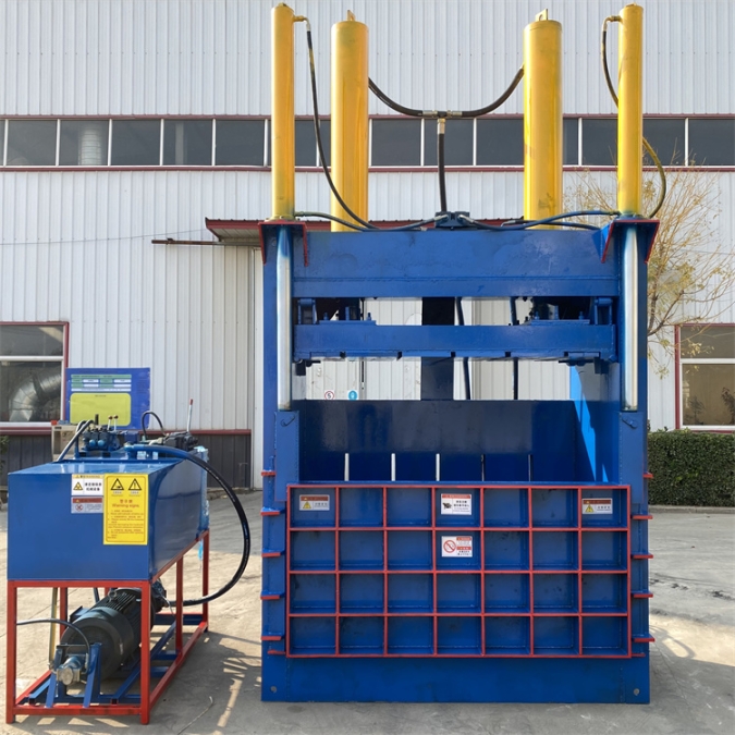 河北带反弹钩羊毛液压打包机20吨海绵液压打包机