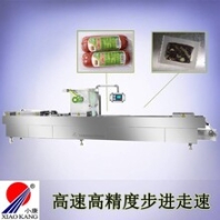 520型全自动连续拉伸真空包装机-对虾拉伸膜包装机