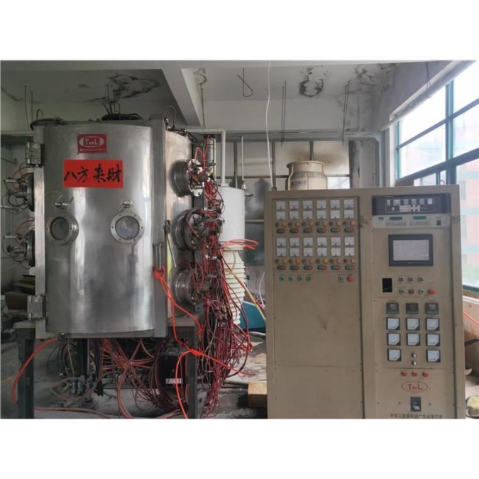 二手箱包链条金属链镀膜机河源高真空二手塑料镀膜机热卖