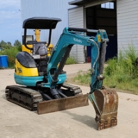 韶关二手小型挖掘机多少钱卡特久保田1520微型挖掘机二手机