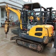 二手玉柴20挖掘机打路面破碎20小挖机价格