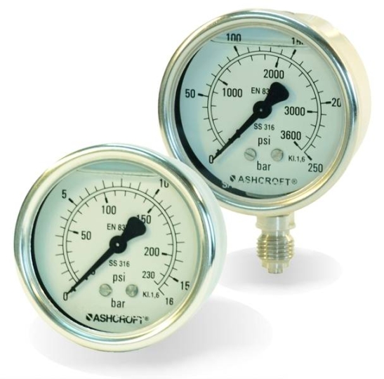 美国雅斯科5008全不锈钢压力表ASHCROFT