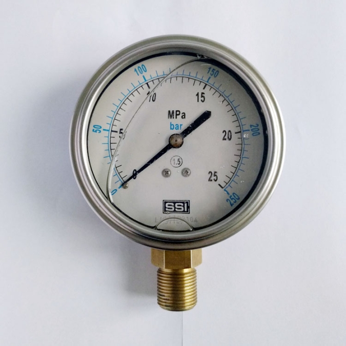 上海赛途SSIYTN-100一般防腐耐震压力表旋压式结构密封性好不漏油