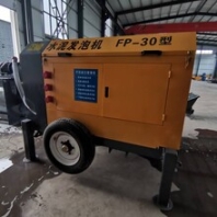 荣兴水泥发泡机大型全自动数控发泡混凝土设备石膏自流平输送泵