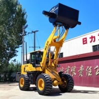 日力重工混凝土搅拌机搅拌鹅卵石搅拌斗装载机不卡料速度快双马达动力大