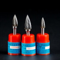 科能钨钢铣刀合金旋转锉套装36电磨金属打磨头单双3mm柄贴牌加工