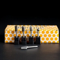 科能加长旋转锉硬质合金磨头锉刀C柱形圆头