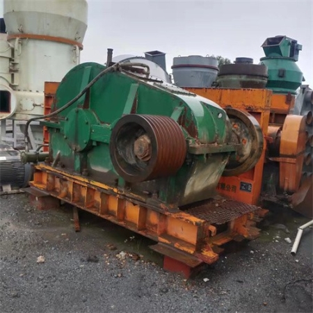 二手500x1200单电机对辊破碎机多少钱,对辊制砂