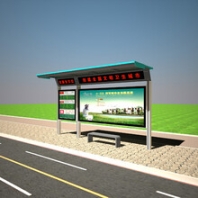 宿迁城市候车亭厂家直销公交候车亭广告