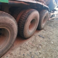 广州天河二手13米花篮高栏货车欧曼牵引车头