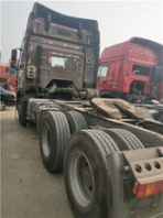 湛江遂溪二手拖头车j6后八轮420轻型挂板货车