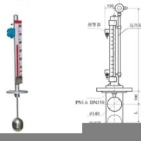 顶装式内衬PTFE型磁翻柱液位计多少钱？