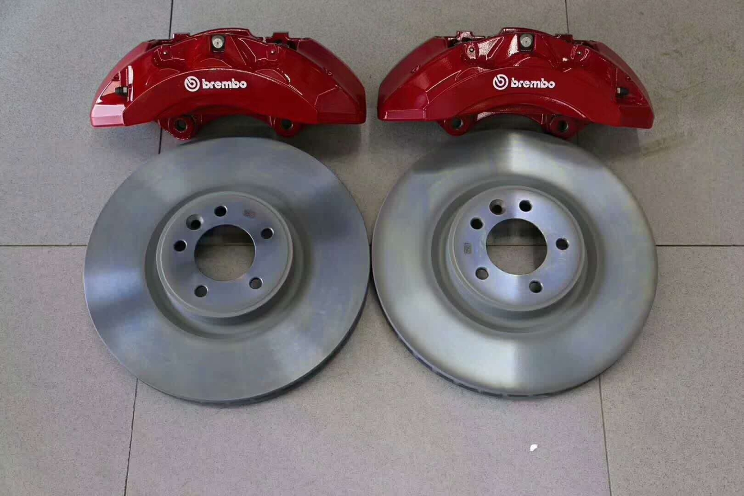 路虎发现4改装原装正品5.0brembo六活塞刹车卡钳套装